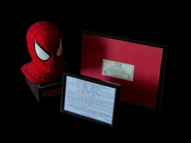 Marvel The Amazing Spiderman Mask Scaled Figurine Bust Statue