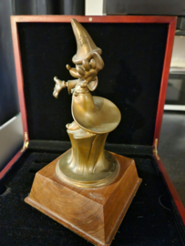 Walt Disney Mickey Mouse Fantasia 15 Year Employee Bronze Service Award Statue