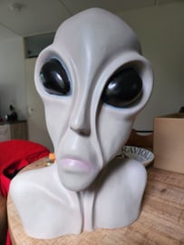 Alien Roswell Area 51 Lifesize Alien Bust Figurine Statue