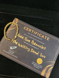 The Walking Dead Original Production Used Daryl Scavenged Gold Bracelet Prop