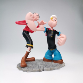 Popeye with Olive Swooning Rutten Figurine Statue New in Box
