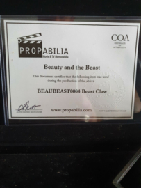 Beauty and the Beast Original Screen Used Beast Claw Movie Prop