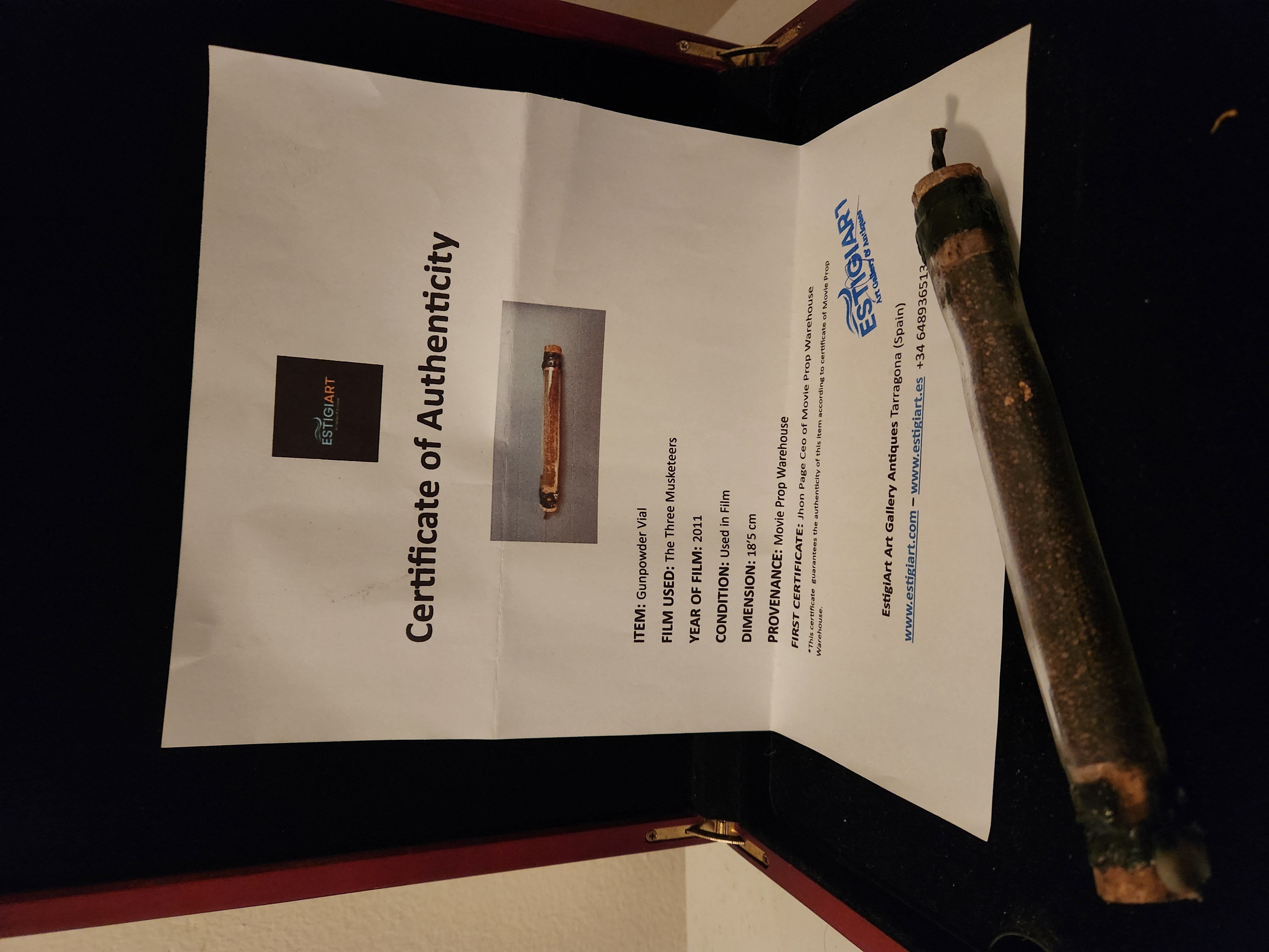 The Three Musketeers 2011 Original Screen Used Dynamite Movie Prop