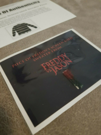 Freddy vs Jason Piece of Freddy's Sweater Screen Used Movie Prop