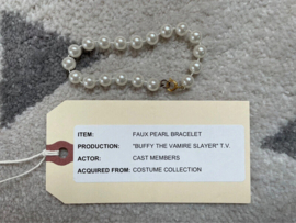 Buffy Vampire Slayer Original Screen Used Pearl Bracelet Prop