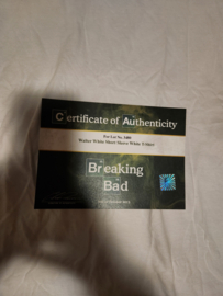 Breaking Bad Original Production Used Walter White Short Sleeve White Shirt Prop