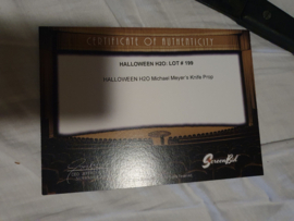 Halloween H20 Original Production Used Michael Myers Knife Movie Prop
