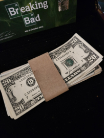 Breaking Bad Original Production Used Walter White Stack of Cash Small Bill Prop