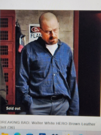 Breaking Bad Original Screen Used Walter White Brown Belt Movie Prop