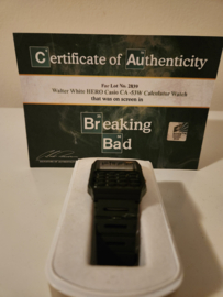 Breaking Bad Walter White Original Screen Used Casio Calculator Watch Movie Prop