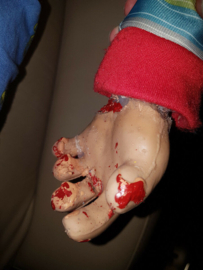 Childs Play 2 Lifesize Chucky Tenoch Art Silicone Bloody Version
