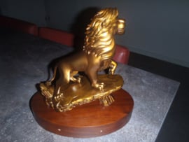 Walt Disney The Lion King Simba 20 Year Employee Bronze Service Award Statue