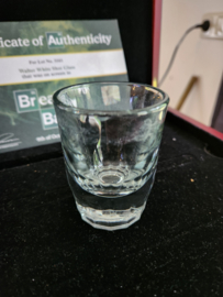 Breaking Bad Original Screen Used Walter White Shot Glass Movie Prop