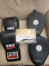 Wrath of Man Original Product Used Jason Statham Boxing Gloves and Pads Set Prop