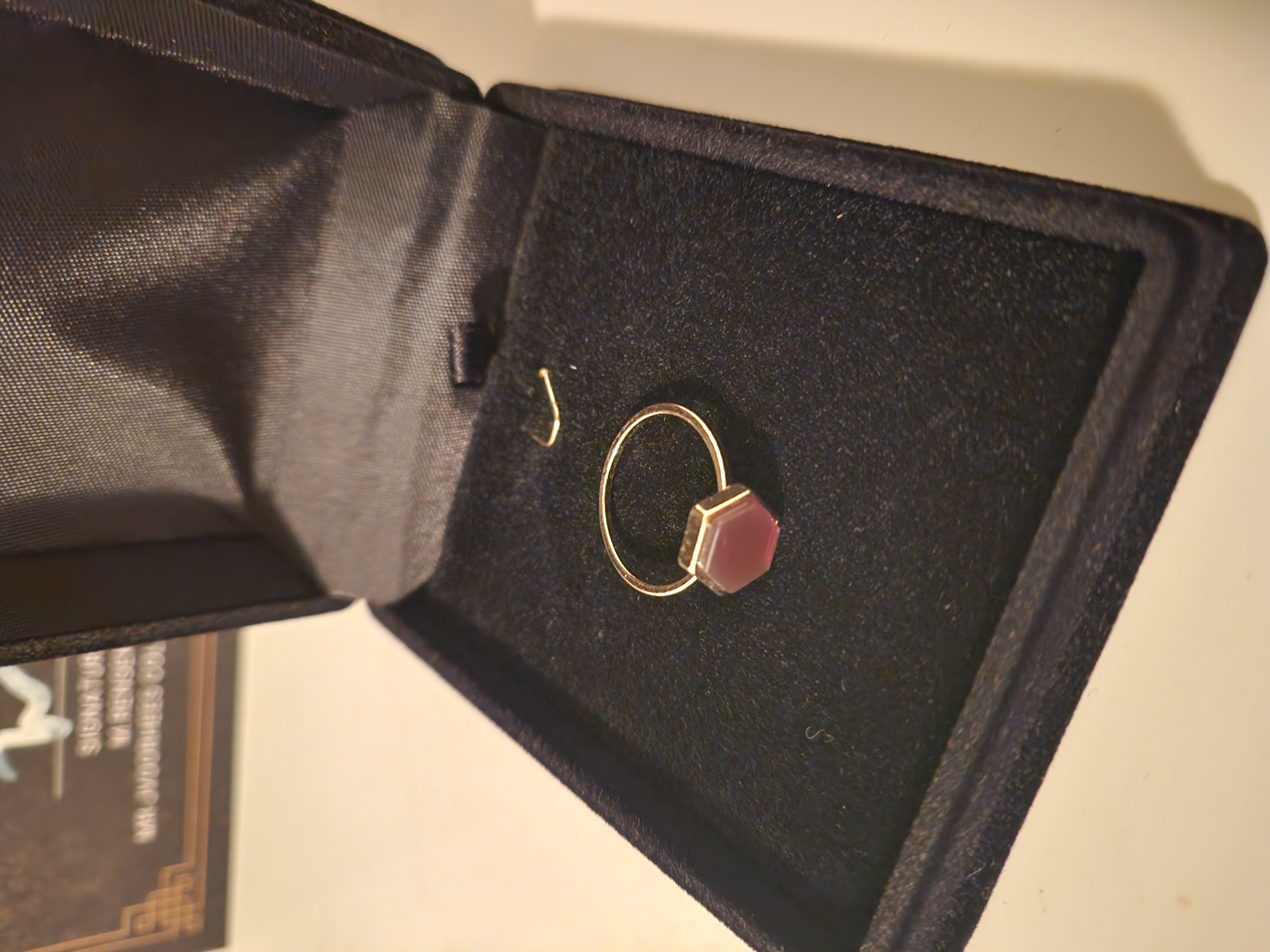 AMC The Walking Dead Original Screen Used Faux Zombie Gemstone Ring Movie Prop