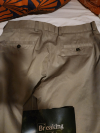 Breaking Bad Original Production Used Walter White Khaki Flat Front Pants Prop