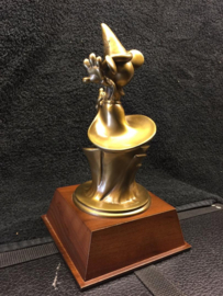 Walt Disney Mickey Mouse Fantasia 15 Year Employee Bronze Service Award Statue