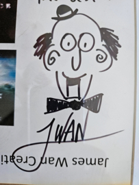 Saw Insidious Horror Movies James Wan Original Hand Written and Signed Note