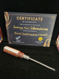 Final Destination 2000 Original Production Used Screwdriver from Garage Prop
