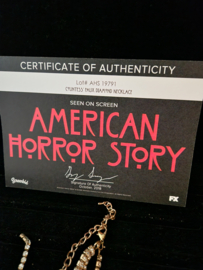 AHS American Horror Story Hotel Original Screen Used Lady Gaga Faux Diamond Necklace Prop