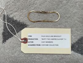 Buffy The Vampire Slayer Original Screen Used Gold PL Bracelet Prop