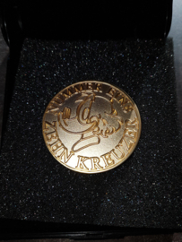 Walt Disney Scrooge McDuck German LE of 500 24K Gold Plated Coin