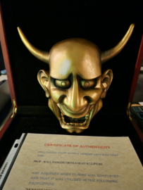 Monster High The Movie (2022) Original Screen Used Devil Head Statue Movie Prop