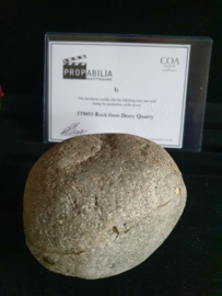 Stephen King IT Original Screen Used Rock From Derry Movie Prop