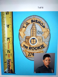 The Rookie 2018 Original Cast and Crew Talia Bishop Gift Patch Prop