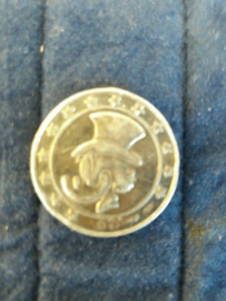 Walt Disney Sterling Silver Scrooge McDuck First Cent Coin 1947