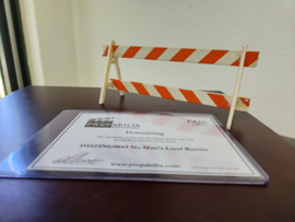 Matt Damon Downsizing (2017) Original Screen Used No Man Land Barrier Movie Prop