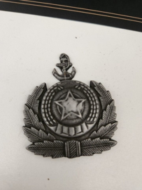 Brad Pitt World War Z 2013 Original Screen Used Ship Captain Cap Badge Prop