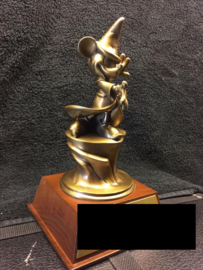 Walt Disney Mickey Mouse Fantasia 15 Year Employee Bronze Service Award Statue