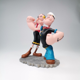 Popeye with Olive Swooning Rutten Figurine Statue New in Box
