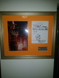 Nightmare on Elm Street Freddy Krueger Signed Photo & Interview
