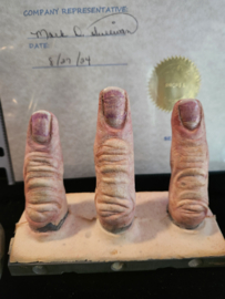 Sanctuary 2008 Original Screen Used Lifesize Bigfoot Fingers Movie Prop