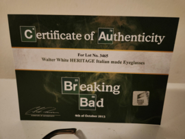 Breaking Bad Original Production Used Walter White Heritage Eyeglasses Prop