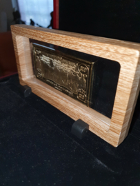 Walt Disney Scrooge McDuck $20 Goldrush Gold LE Banknote Bar Coin in Display