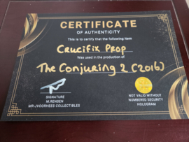 The Conjuring 2 (2016) Original Production Used Small Crucifix Movie Prop