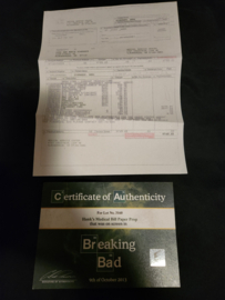 Breaking Bad Original Screen Used Hank Medical Bill Movie Prop