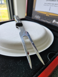 Halloween H20 Original Production Used Michael Myers Bloody Kitchen Fork Prop