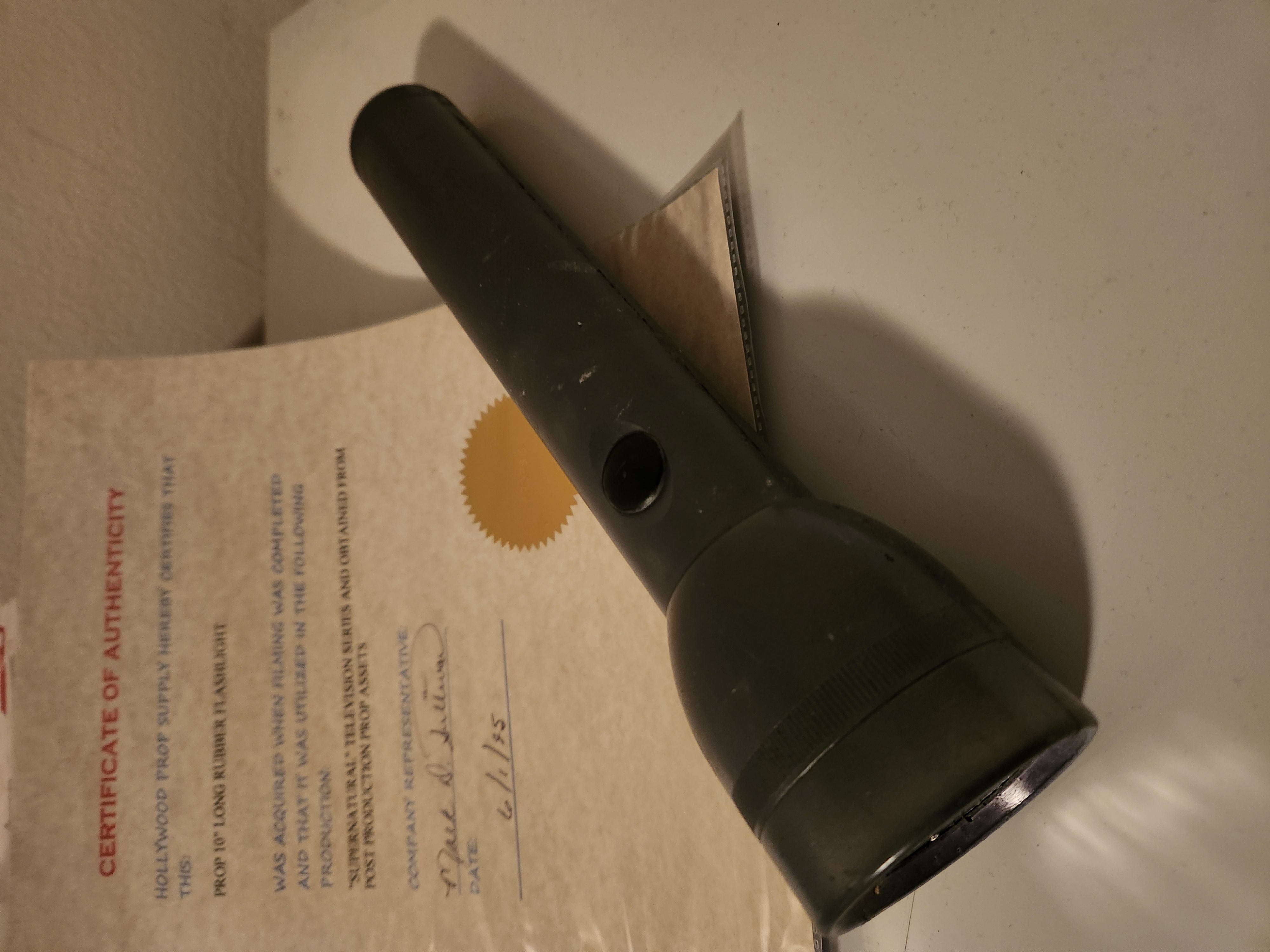 Supernatural (2005-2020) Original Screen Used Stunt Flashlight Movie Prop