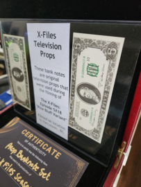 The X Files Season 5 Epsiode 18 Original Production Used Banknote Set Movie Prop