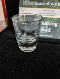 Breaking Bad Original Screen Used Walter White Shot Glass Movie Prop