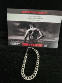 Sons of Anarchy SOA Original Screen Used Tara Silver Chain Bracelet Movie Prop