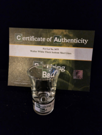 Breaking Bad Original Production Used Walter White Thick Bottom Shot Glass Prop