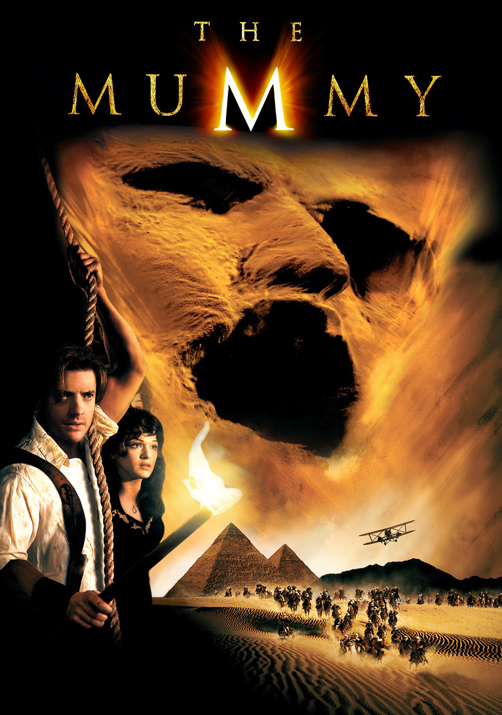 The Mummy 1999 Original Boris Karloff and Imhotep Double faced Crew Gift Prop