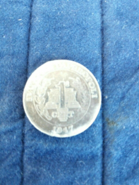 Walt Disney Sterling Silver Scrooge McDuck First Cent Coin 1947