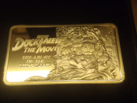 Walt Disney Ducktales The Movie Gold bar 24K LE of 2000