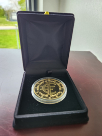 Walt Disney Scrooge McDuck 24K Gold Plate First Euro Sample Coin